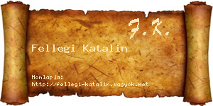 Fellegi Katalin névjegykártya